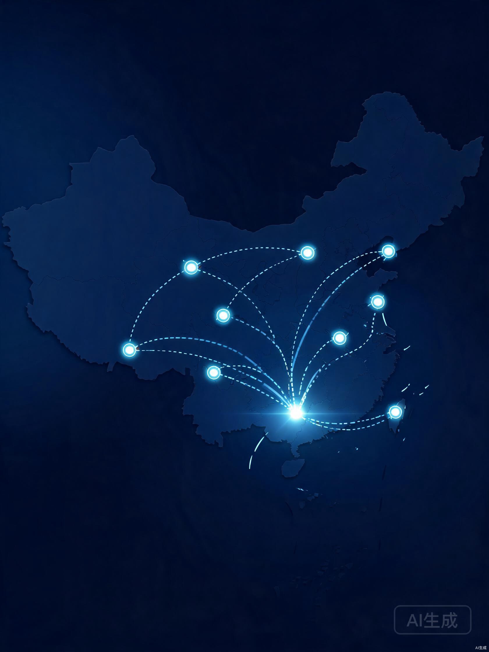 全国服务网络 — 东莞为中心辐射 32 省市快速响应